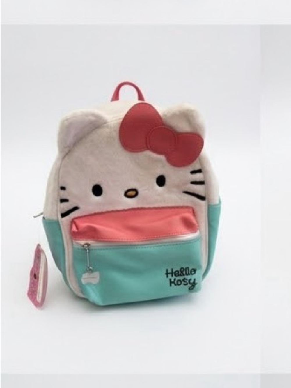 Hello Kitty Plush Kids Backpack - Cream, Mint, Pink, Red
